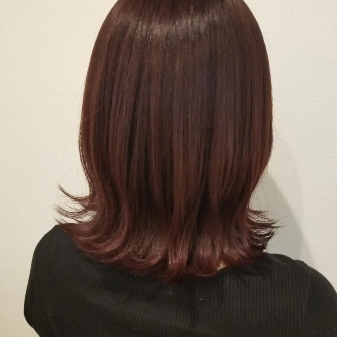 ミディアム 切りっぱなしボブ ボブ 外ハネヘア 【ネウィ天王寺 】seiyaのヘアスタイル