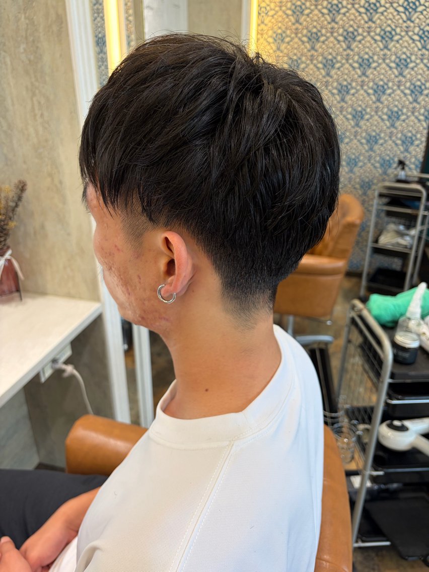 ショート メンズ カット ヘッドスパ ママ美容師 Tsuchiyaのヘアスタイル