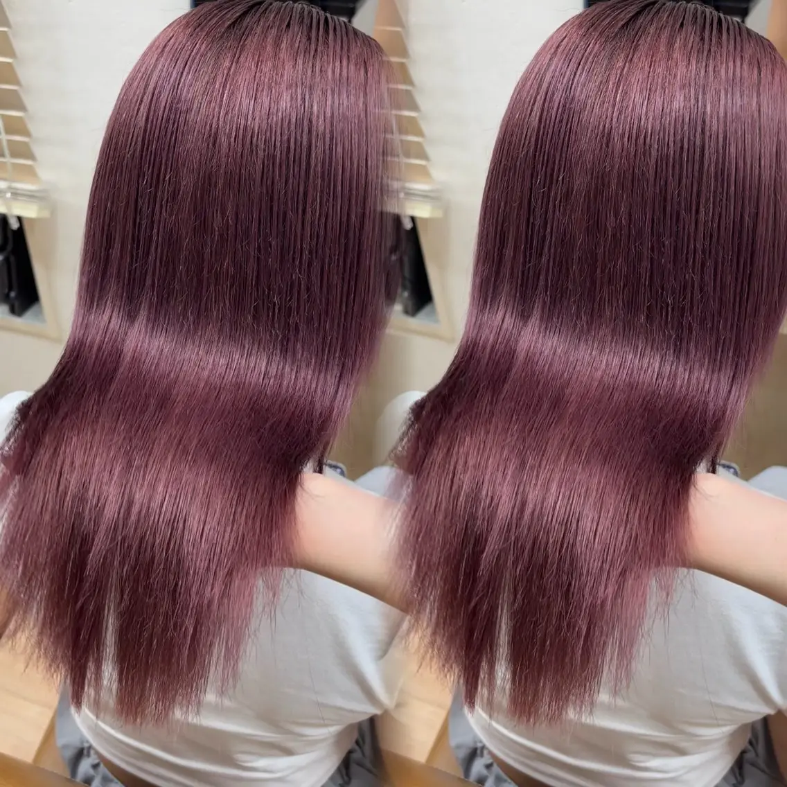 ミディアム ピンクラベンダー ヘアカラー 葉南 /LIANのヘアスタイル