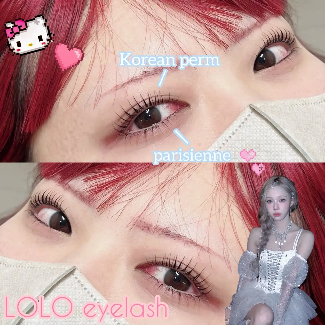 マツエク・マツパ 韓国風マツエク 🎀LOLO 河原町店‎🤍のマツエク・マツパデザイン