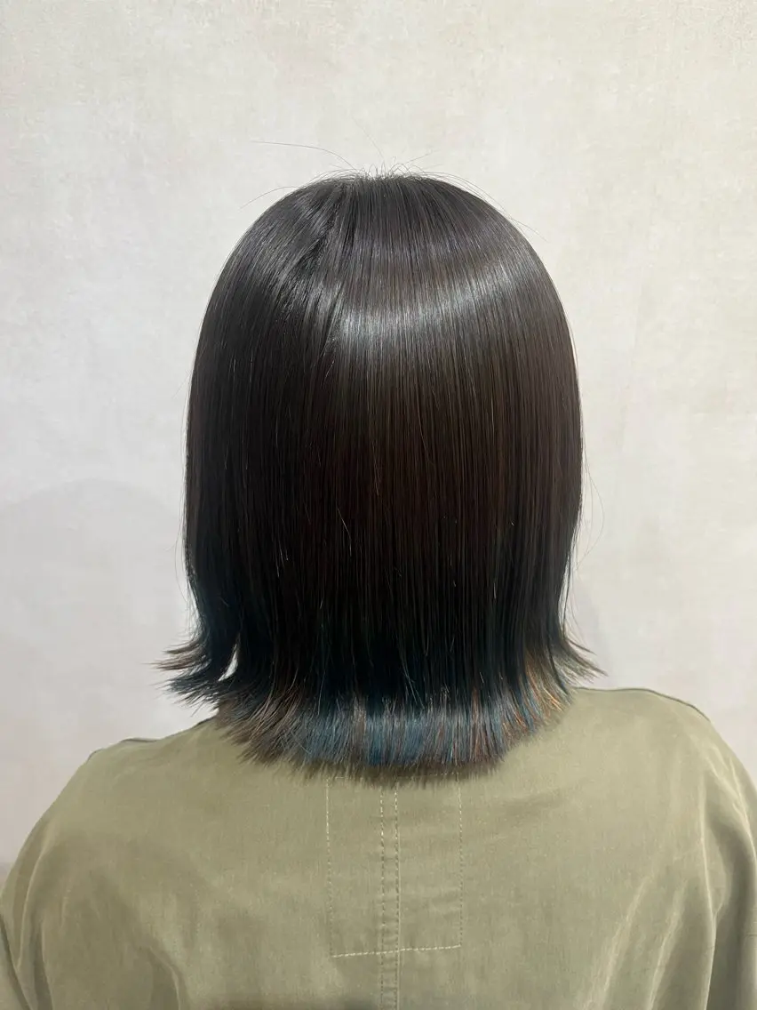 カラー ヘアカラー ミジュ/ ショートモデル募集のヘアスタイル