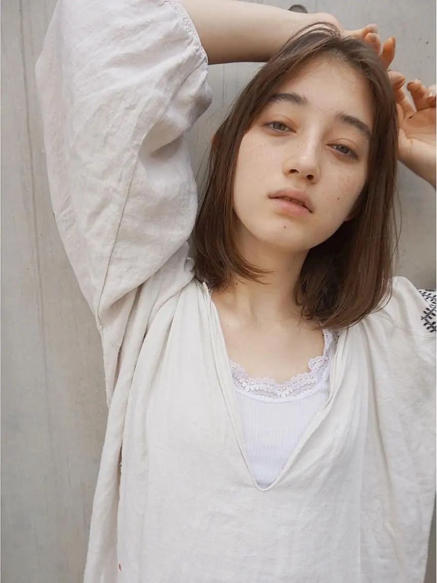✨普段より2000円お得【✨人気no.2✨】カット&外国人風カラー&ツヤツヤストレート(縮毛矯正)&最高級トリートメントの写真