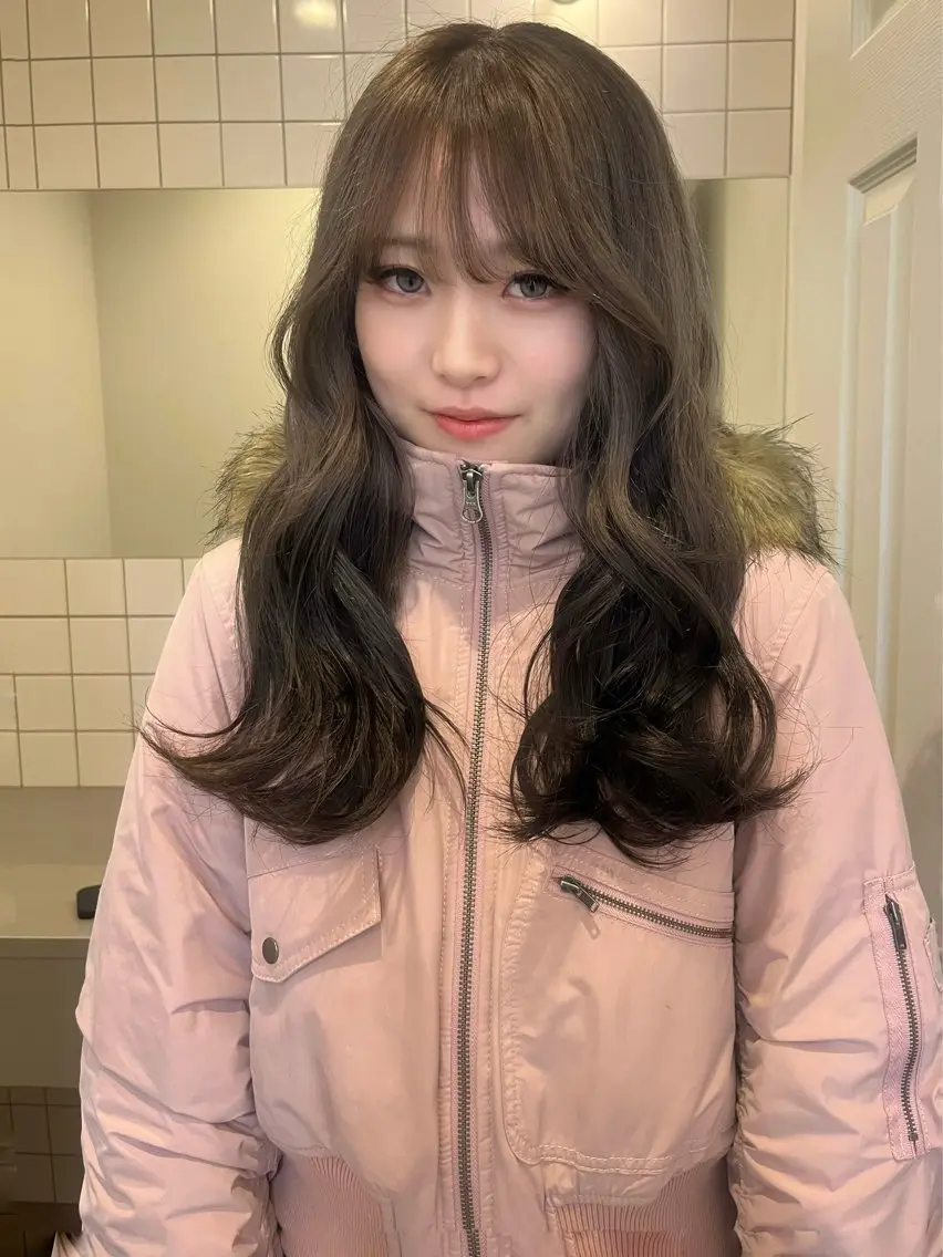 ロング カラー ヘアカラー yuka ボブカットモデルのヘアスタイル