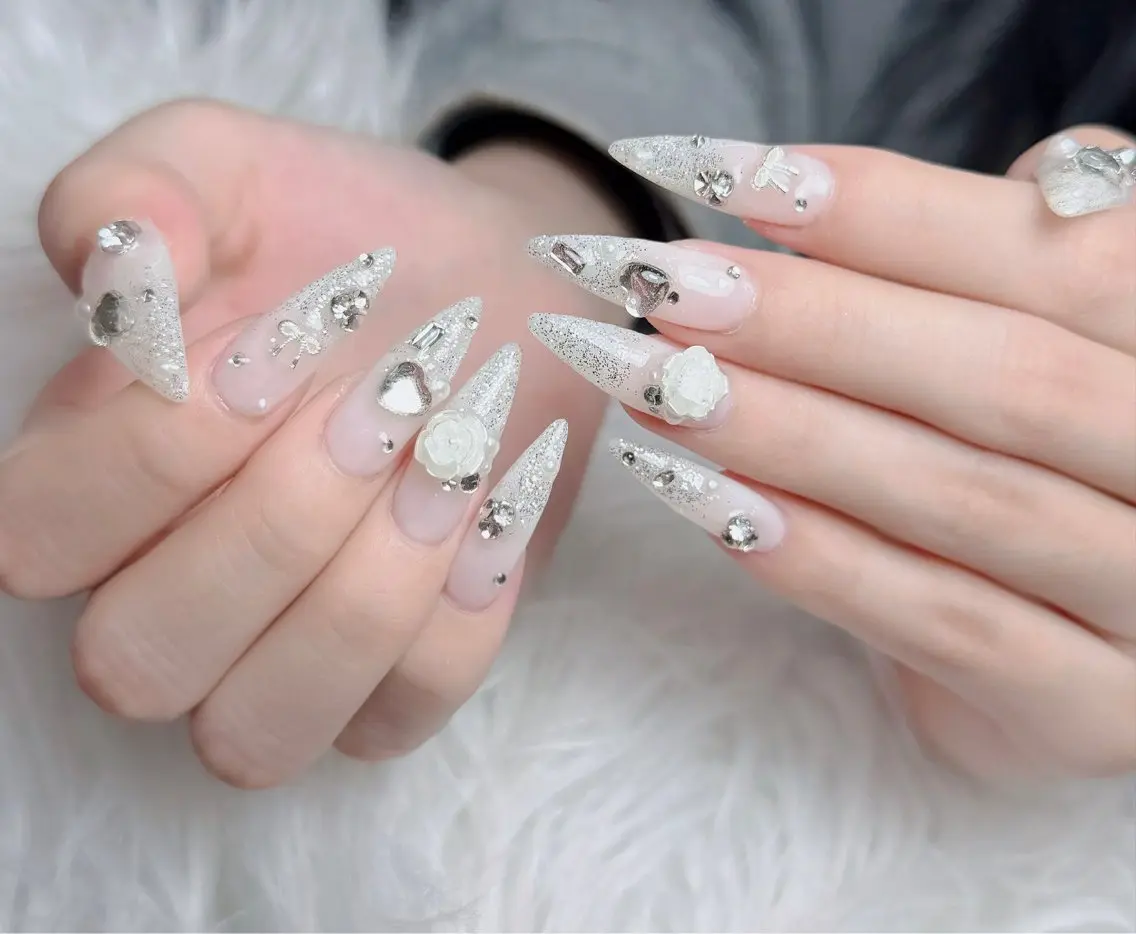 ネイル アートネイル 韓国ネイル 持ち込み ワンホンネイル ハンドネイル Lenie Nail Salonのネイルデザイン