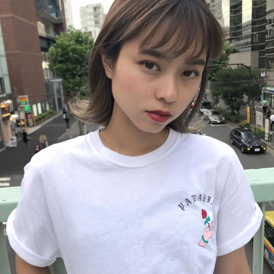ショート アッシュ 透明感カラー🌿ボブ ✨飛田 ケイのヘアスタイル