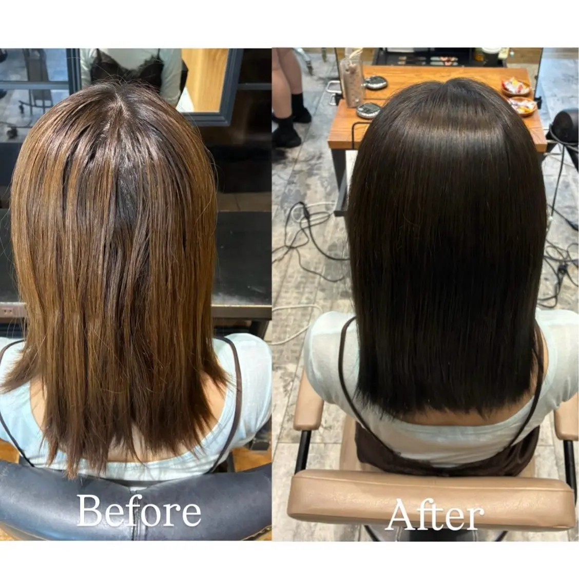 カラー 山口 寧々のヘアスタイル