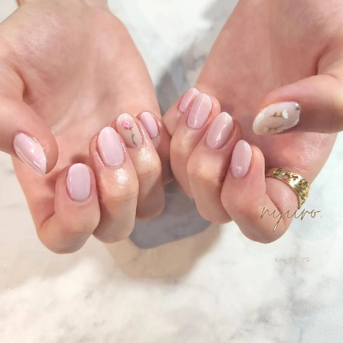 ネイル ハンドネイル nijiiro🌈 サトウのネイルデザイン