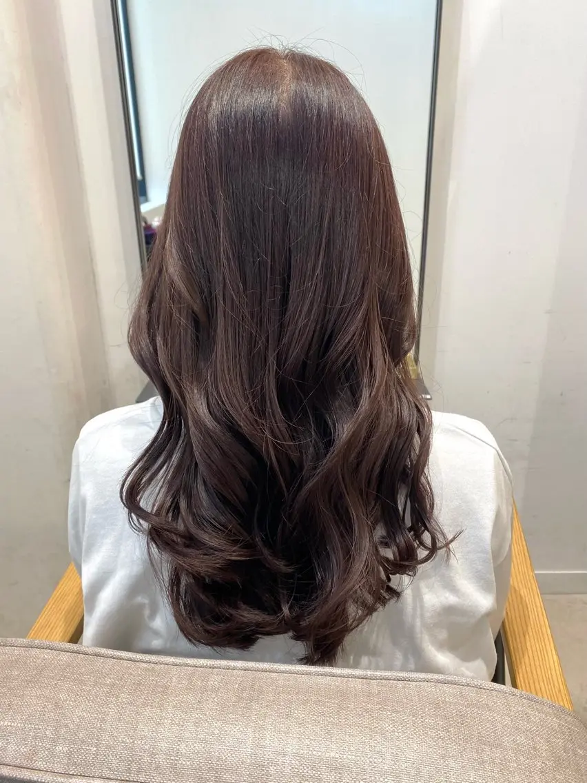 ロング カラー ブリーチ ラベンダーカラー ブリーチなしカラー ヘアカラー トリートメント 🎀透明感ナチュラル ガーリー🎀yuhiのヘアスタイル