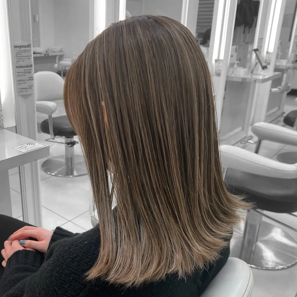 カラー Ash 西船橋店 🐈⬛中溝有紗🎀のヘアスタイル