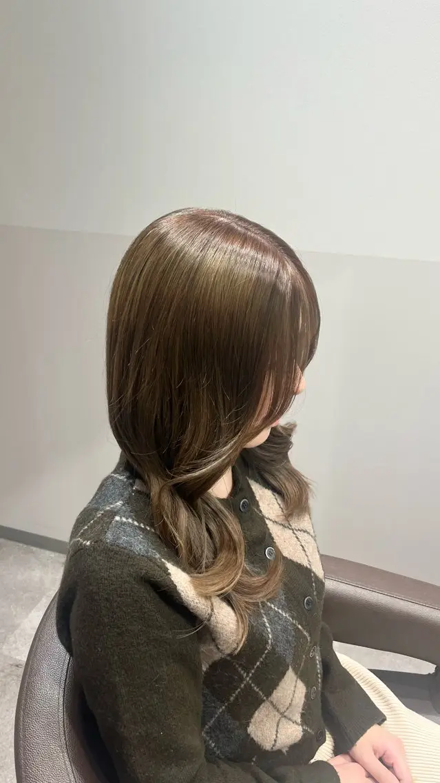 ロング カット ヘアカラー 大宮レイヤーカット× 透明感カラー　rioのヘアスタイル