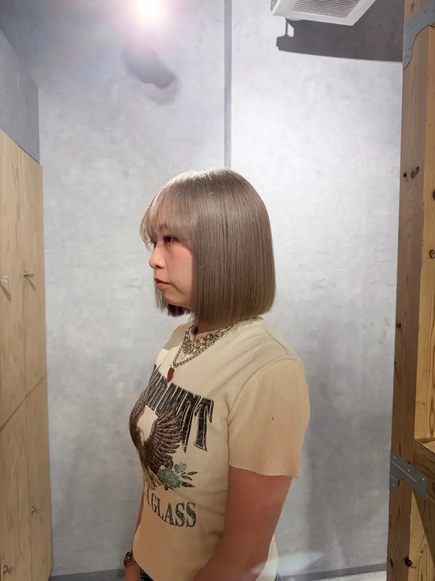 カラー ブリーチ 大西 翔のヘアスタイル