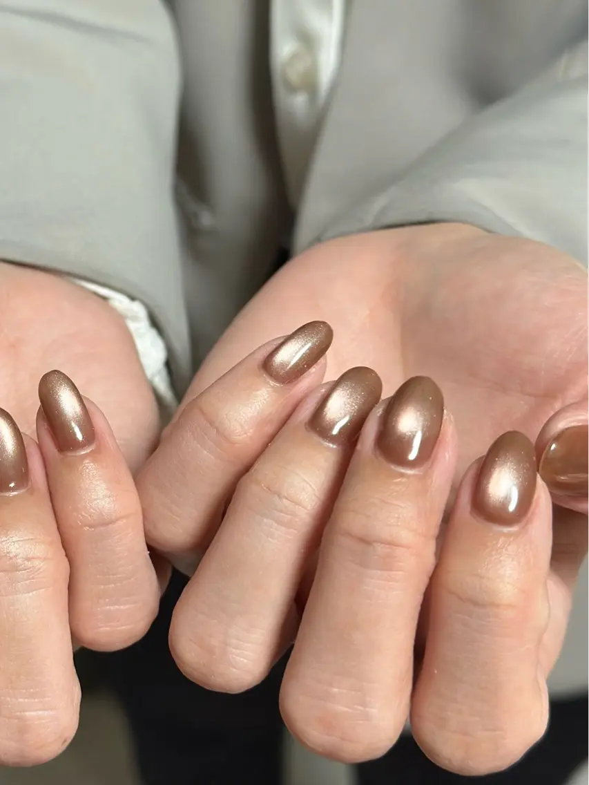 ネイル ブラウン torom yukiのネイルデザイン