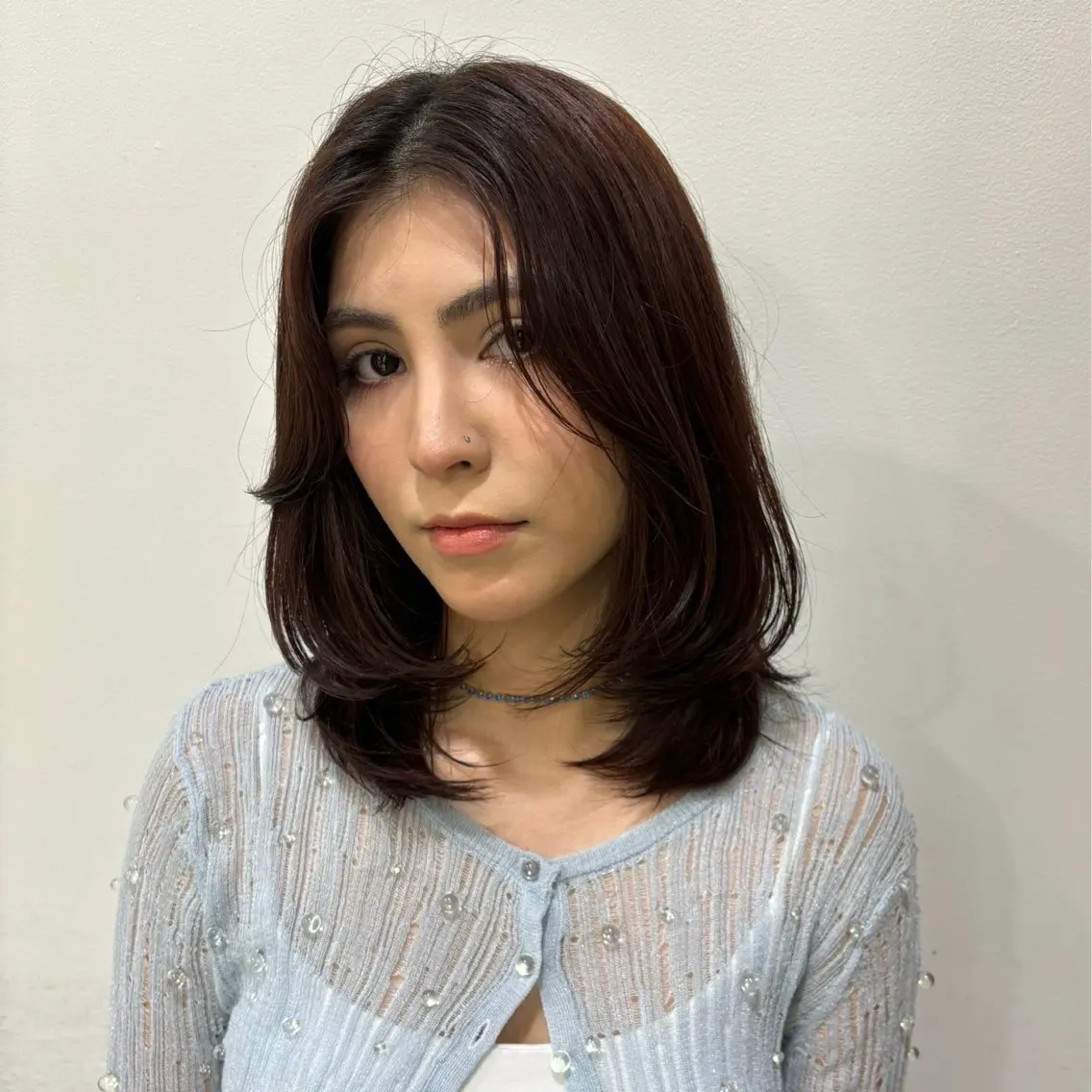 ミディアム レイヤーカット 🎀レイヤー/ カラー🐕🦺anのヘアスタイル