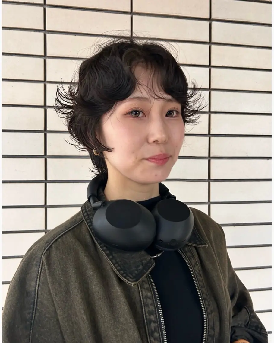 ショート パーマ デザインパーマ/ カット/nanaのヘアスタイル