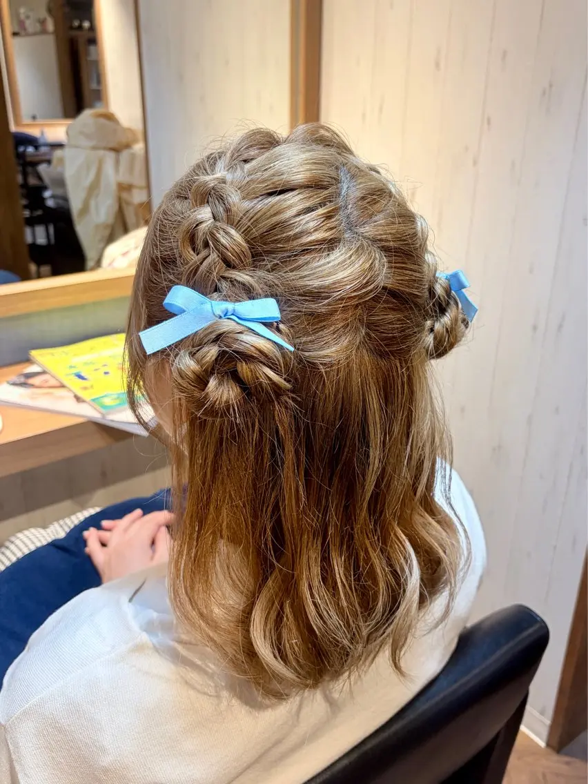 ヘアアレンジ 神野 楓のヘアスタイル