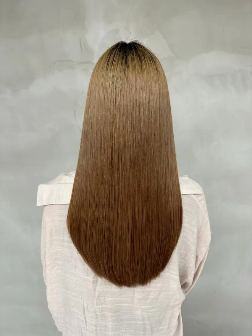 ロング トリートメント 松本 右京のヘアスタイル