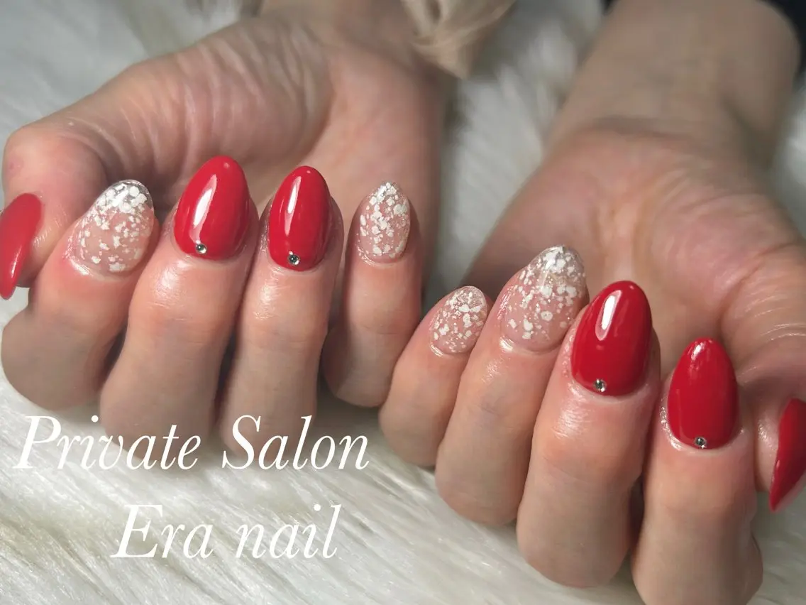 ネイル ワンカラーネイル スカルプネイル ハンドネイル Era nailのネイルデザイン