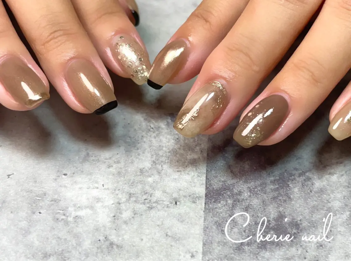 ネイル ニュアンスネイル Cherienail yunaのネイルデザイン