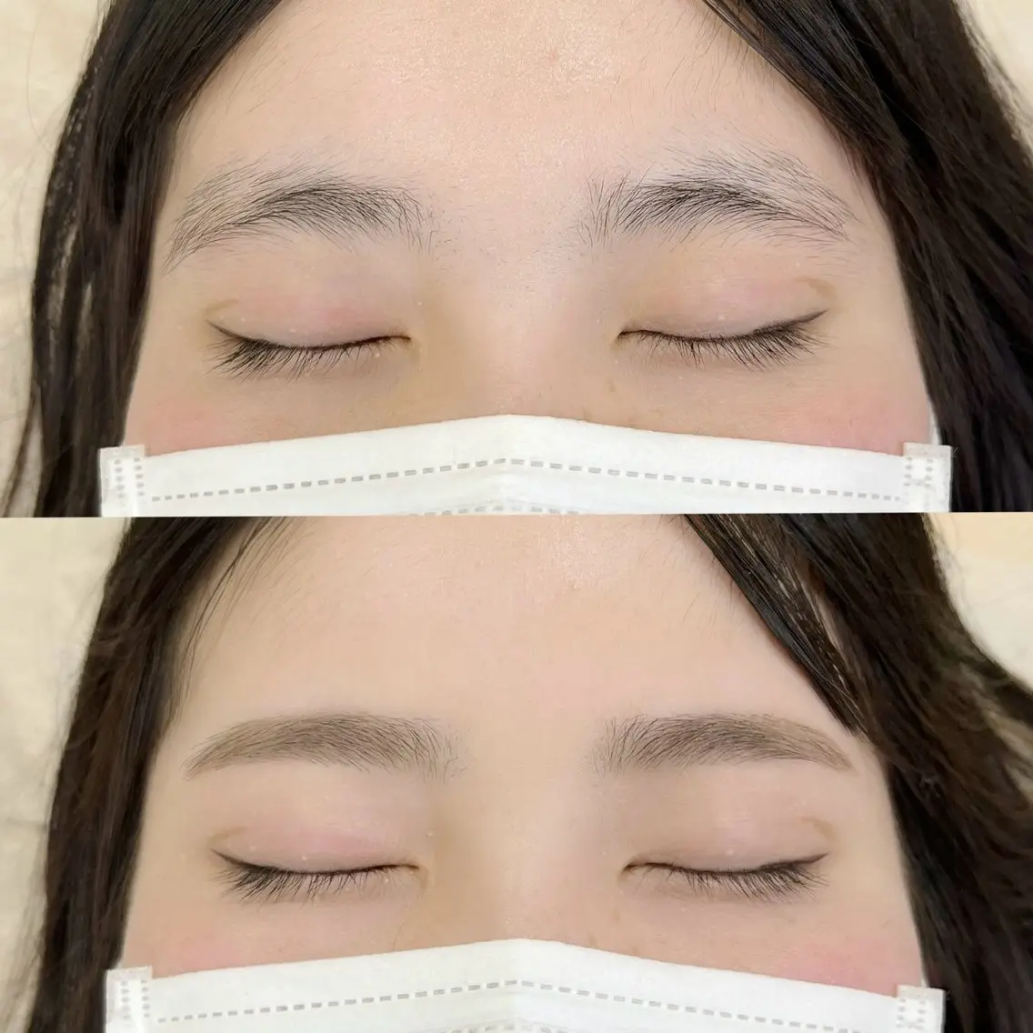 アイブロウ ワックス脱毛 eyelist yuzukiのマツエク・マツパデザイン