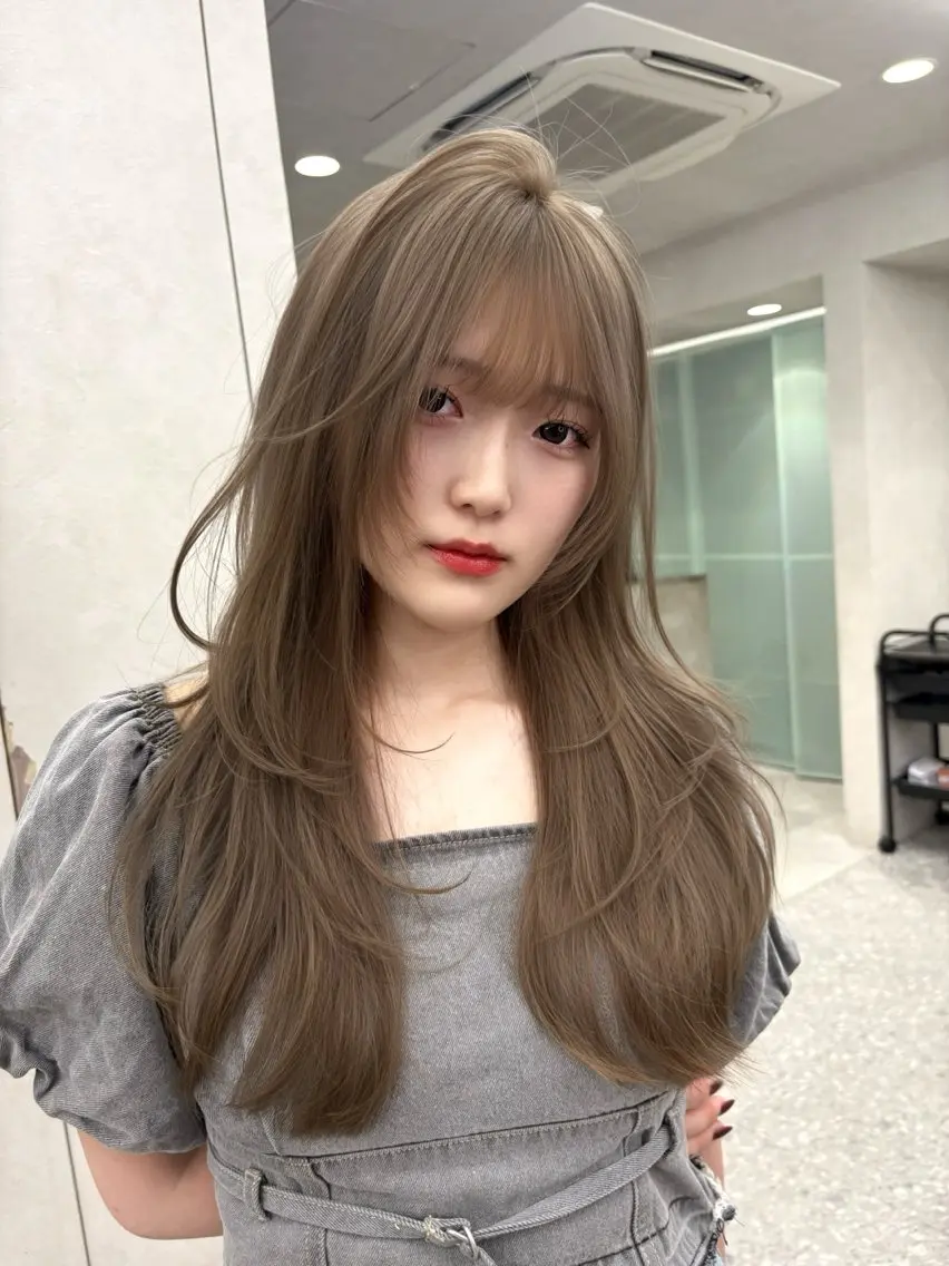 セミロング カット ヘアカラー トリートメント 谷川が作る熊本1🥇 レイヤーカットのヘアスタイル