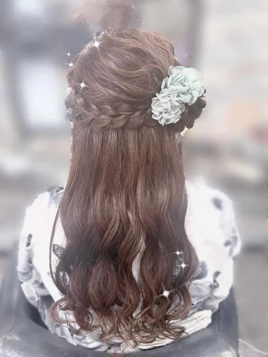 ロング OZ梅田♡ ゆはなのヘアスタイル