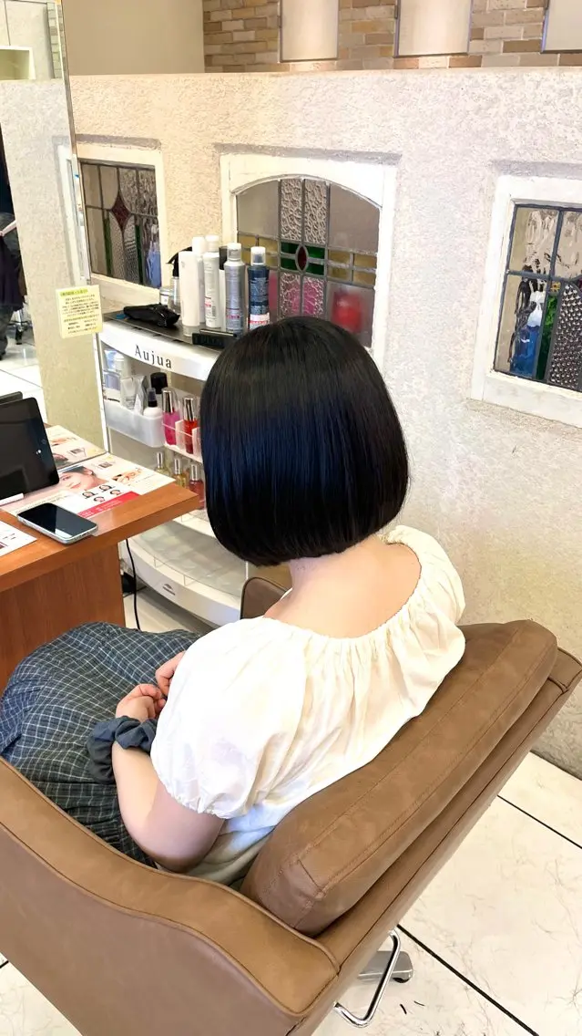 ミディアム カット トリートメント 🫧透明感 ×艶🫧 吉田 陽菜のヘアスタイル