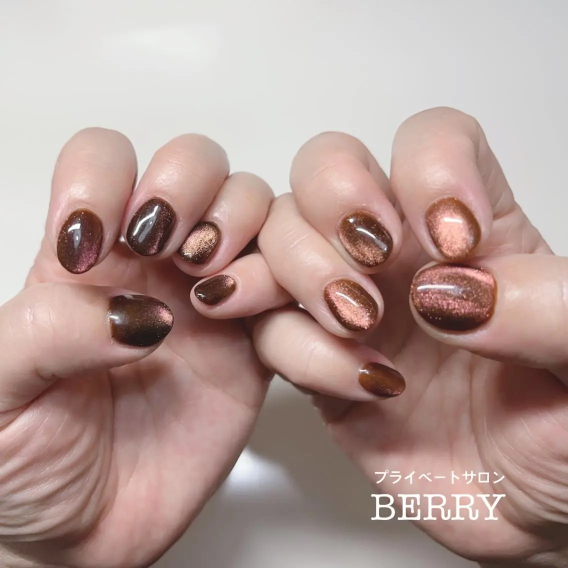 ネイル マグネットネイル ワンカラーネイル ハンドネイル プライベートサロン BERRYのエステ・リラクイメージ
