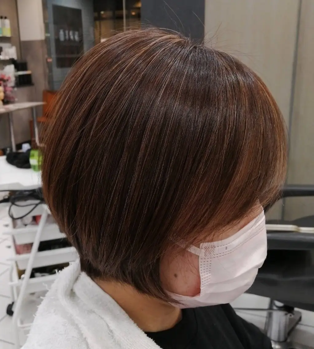ショート カラー D/i |Y/no. 〈夜スパ17時〜〉のヘアスタイル