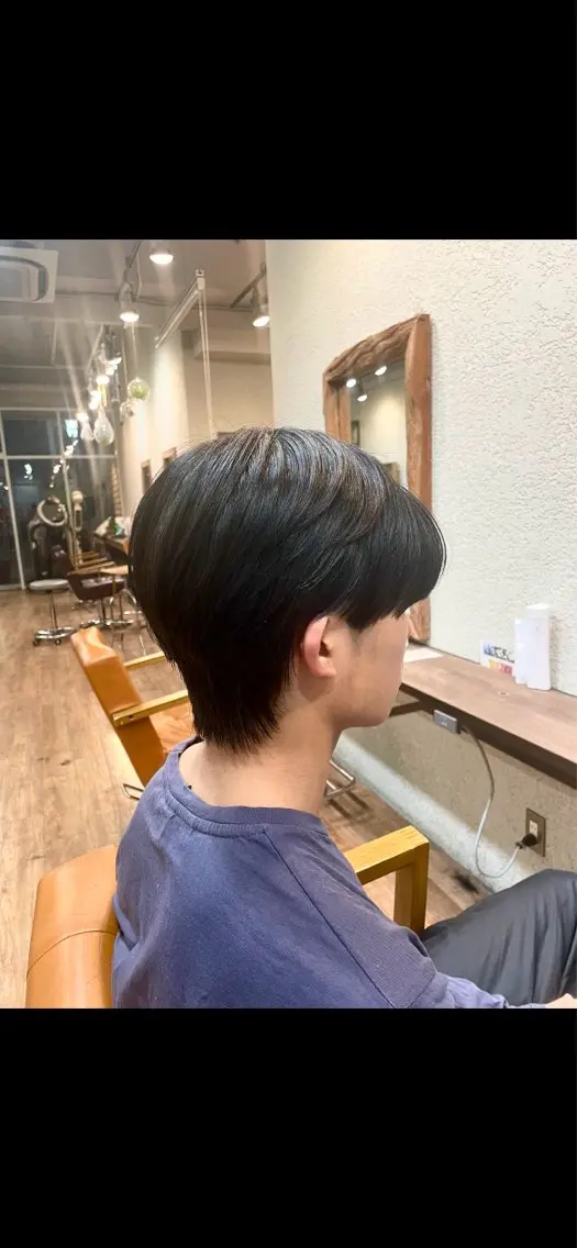 ショート メンズ カット オオシマ ミユのヘアスタイル