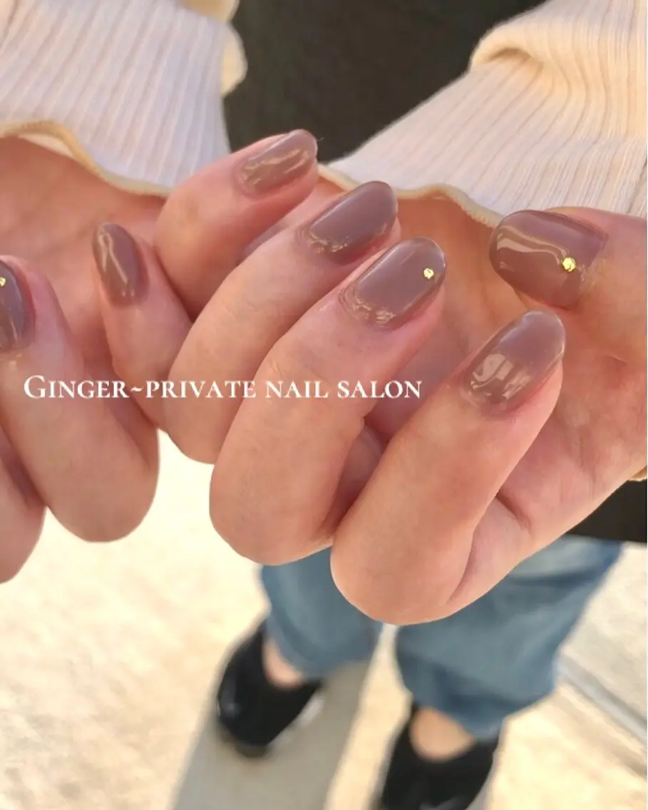 ネイル アートネイル フットネイル グラデーション ニュアンスネイル オフィスネイル ginger nail&spaのネイルデザイン