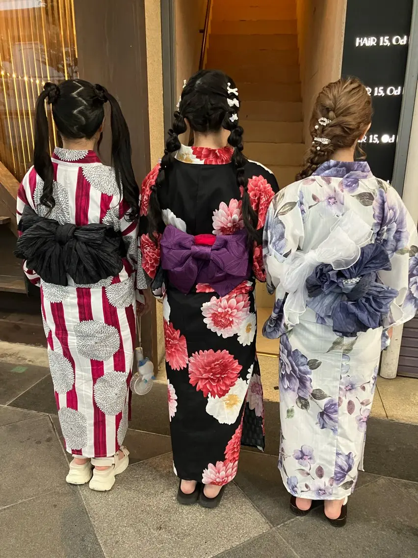 ヘアアレンジ 浴衣 着付け 森 陽子のマツエク・マツパデザイン