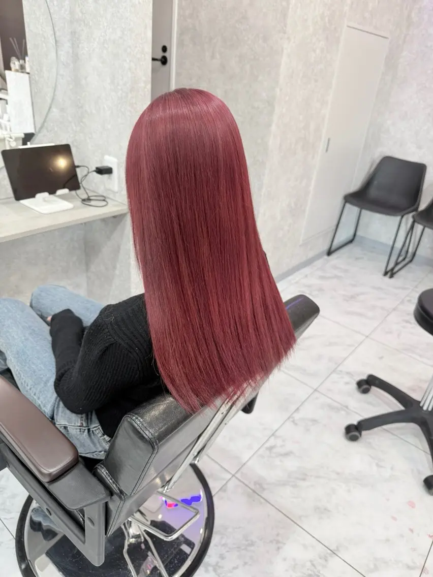 ロング カラー 🌺ハイトーン🌺 矢葺 なぎさ🌺🌺のヘアスタイル