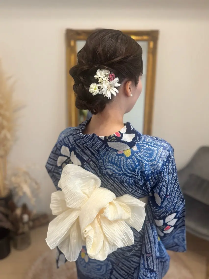 ヘアアレンジ 着付け 鷲見 望のヘアスタイル