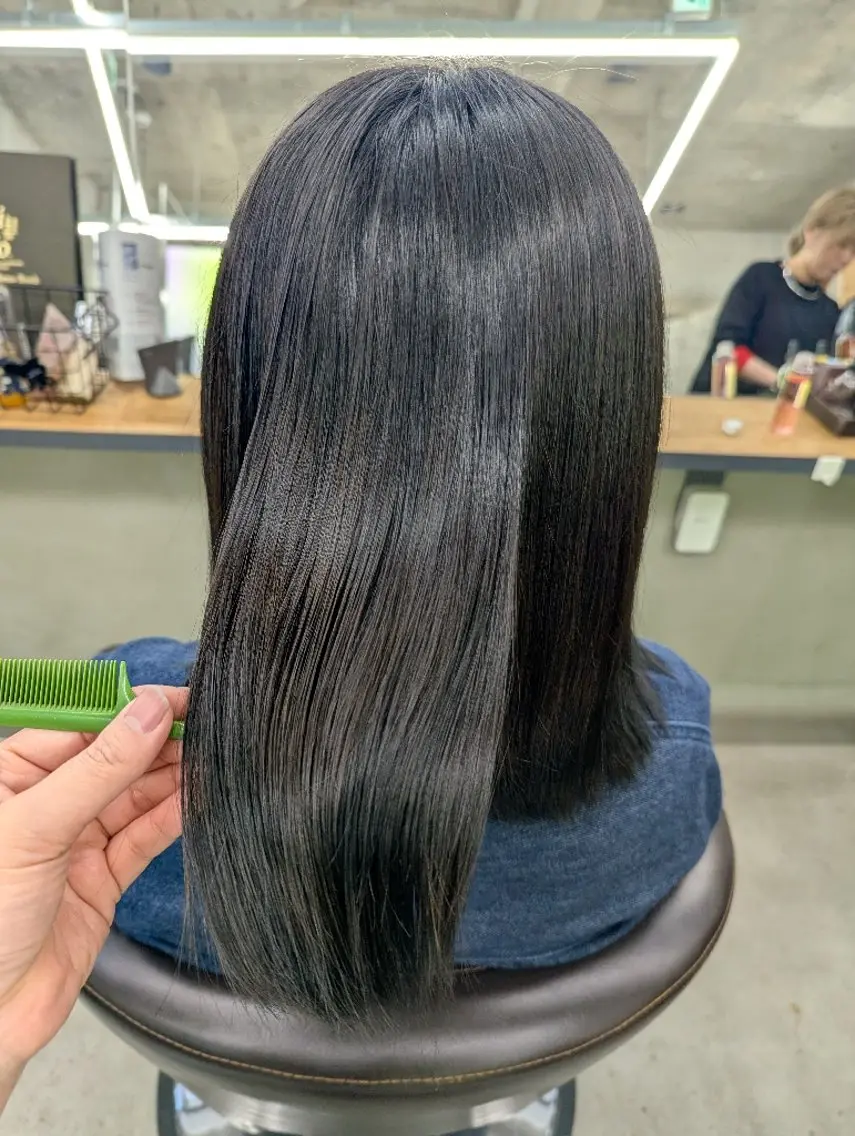ミディアム トリートメント カット ヘアカラー トリートメント newi 天王寺　 masakoのヘアスタイル