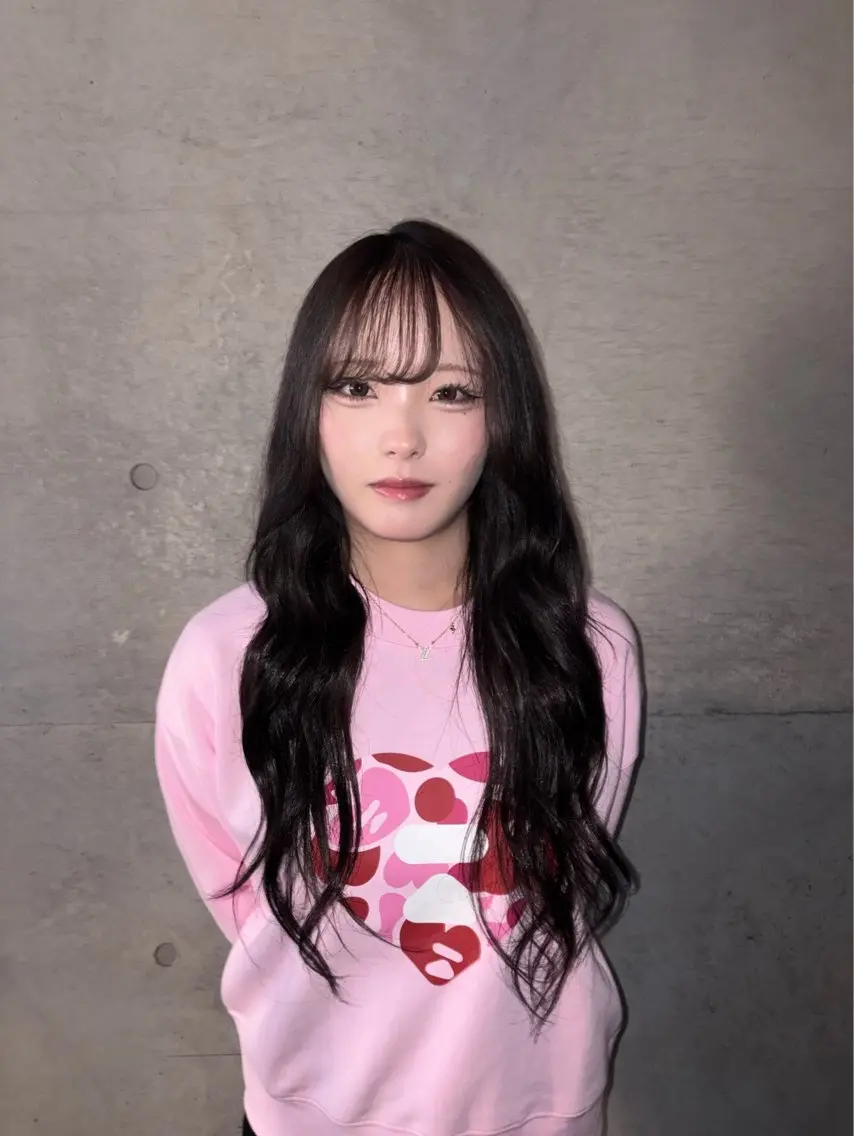 ロング カラー ヘアアレンジ ダブルカラー 小島千夏のヘアスタイル