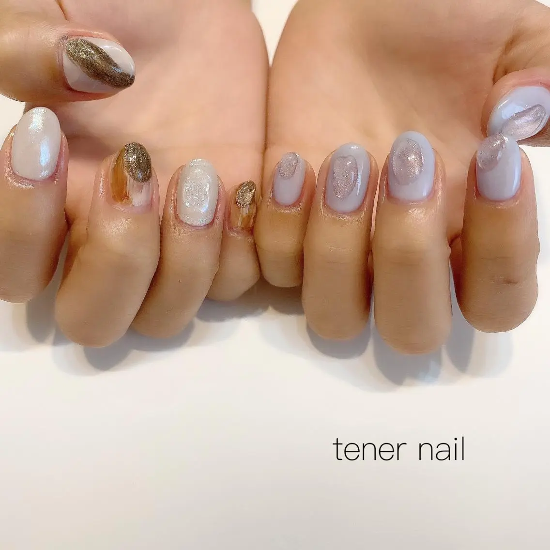 ネイル アートネイル ニュアンスネイル テネルネイル tener nailのネイルデザイン