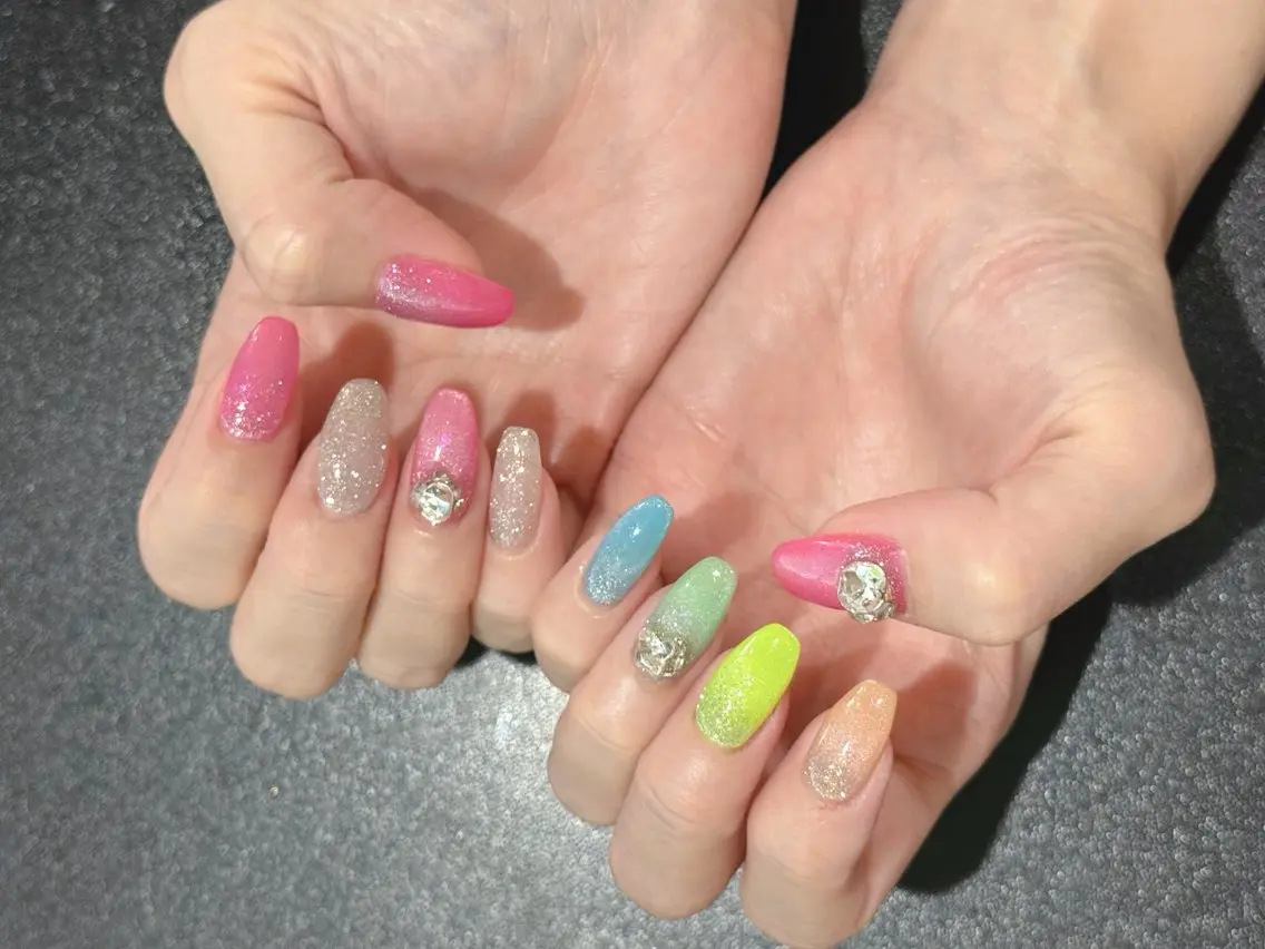 ネイル 持ち込み ハンドネイル 激安ネイルサロン GRITのネイルデザイン