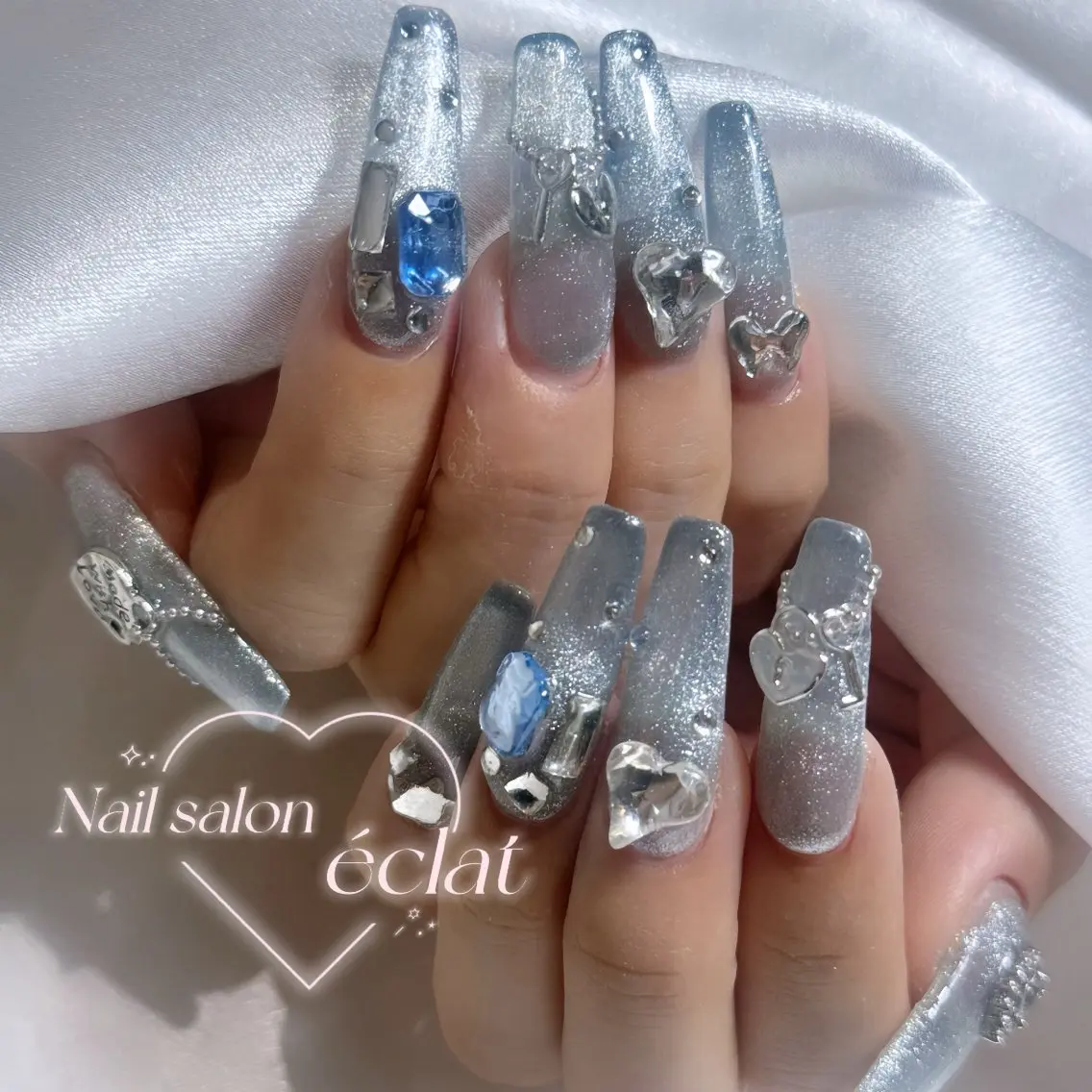 ネイル ハンドネイル éclat ⸝꙳.⋆ 栄|矢場町のネイルデザイン