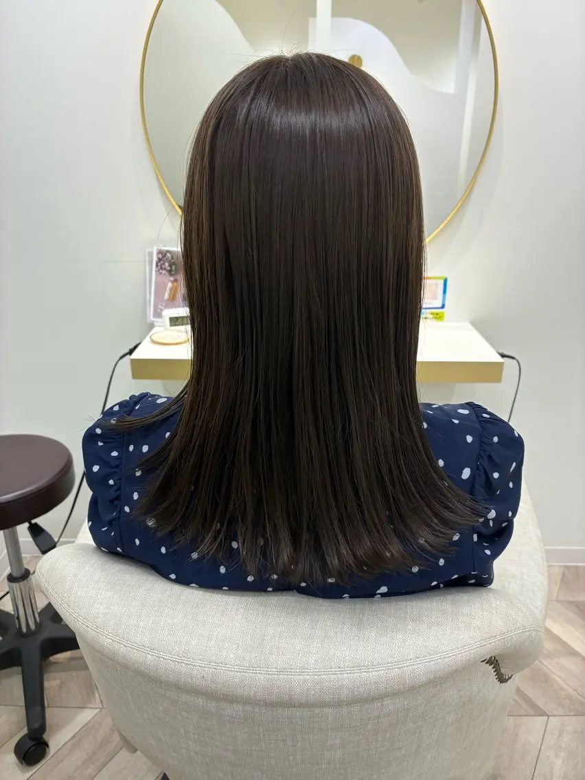 セミロング カラー カット ヘアカラー トリートメント 甲斐美月 /Jr.スタイリストのヘアスタイル