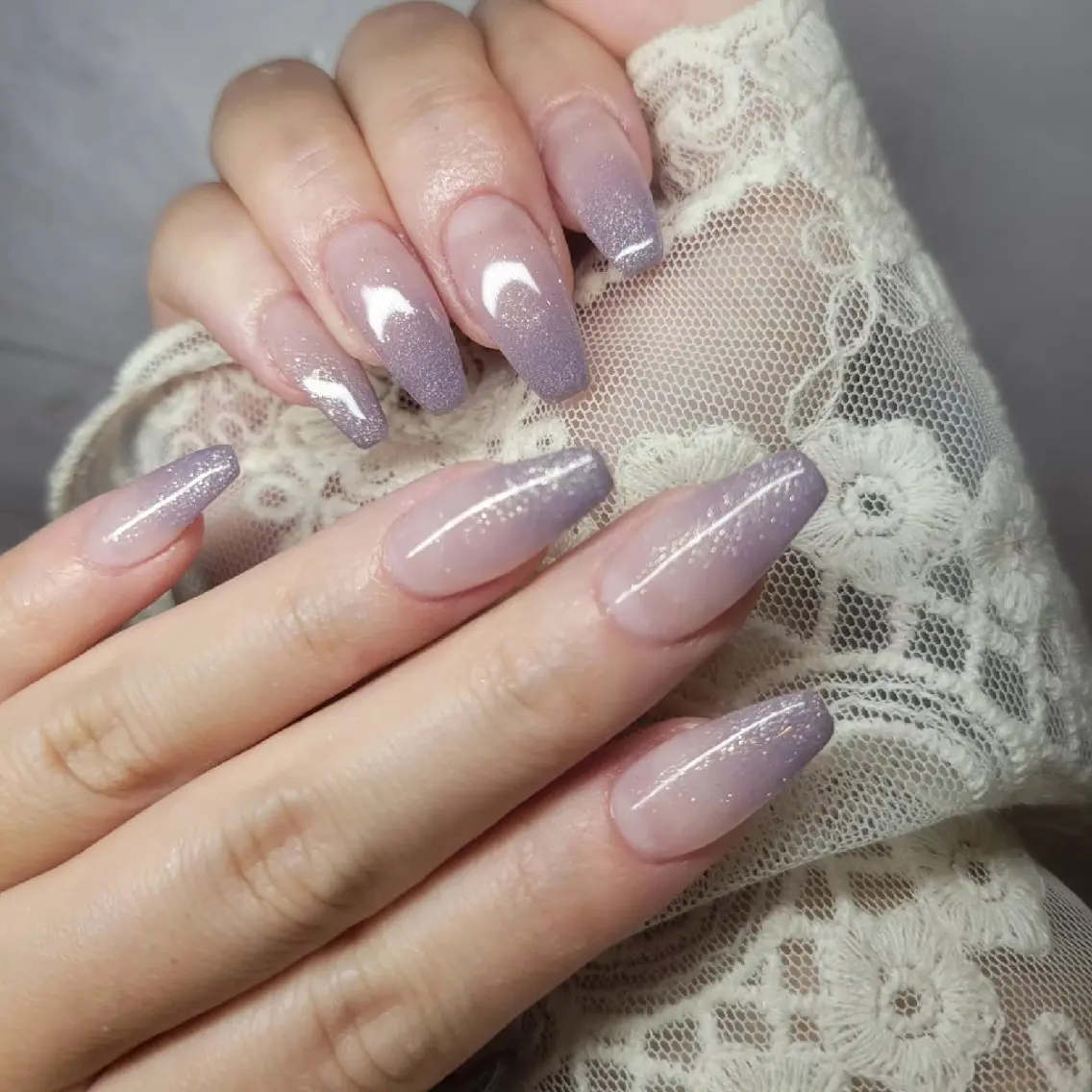 ネイル パープル シンプルネイル Nail salon Coco【溝の口駅】のネイルデザイン
