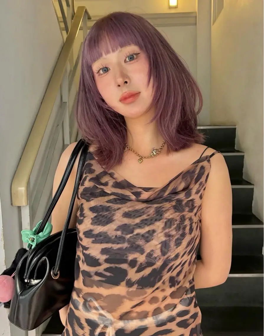 ミディアム ヘアカラー fev nanaのヘアスタイル