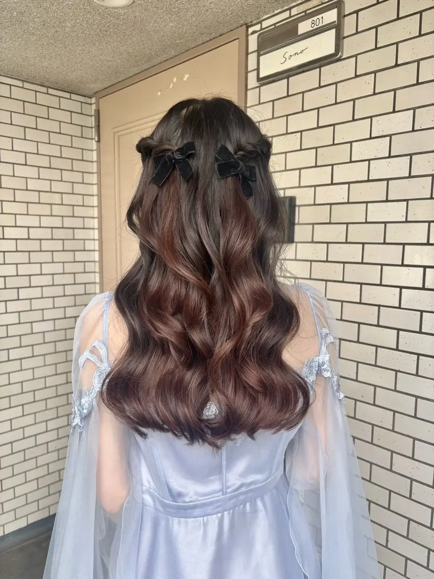 ヘアアレンジ ヘアセット 🌺ヘアメイク SYOKA🌺のヘアスタイル