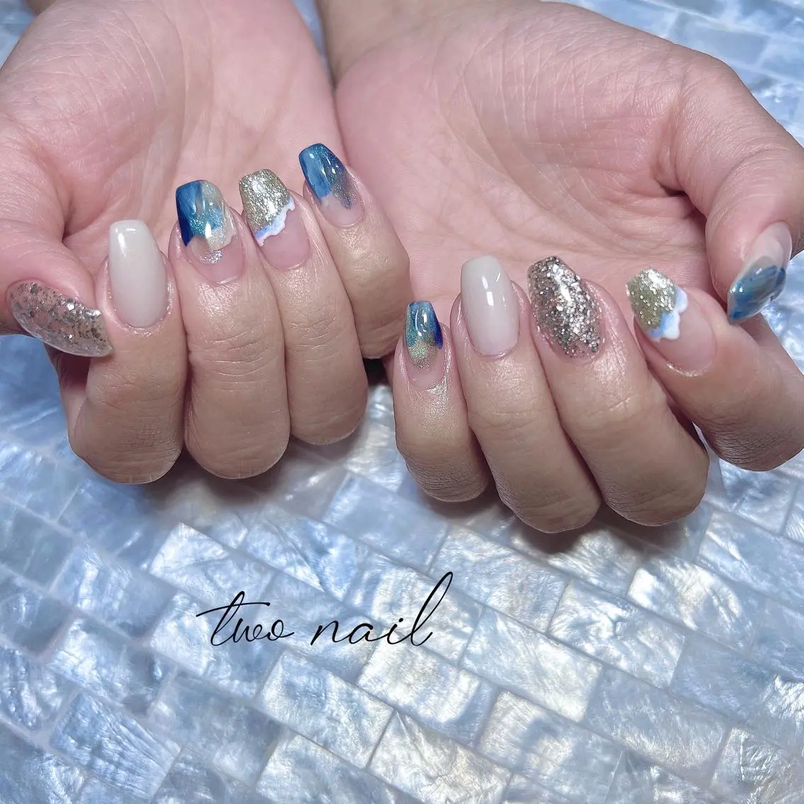 ネイル アートネイル フットネイル ハート ニュアンスネイル オフィスネイル ハンドネイル two nailのネイルデザイン