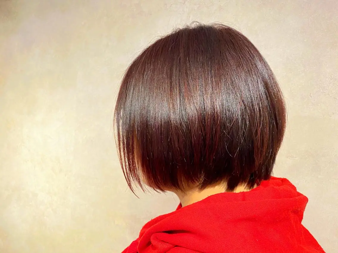 ショート カラー 坂上 里果のヘアスタイル