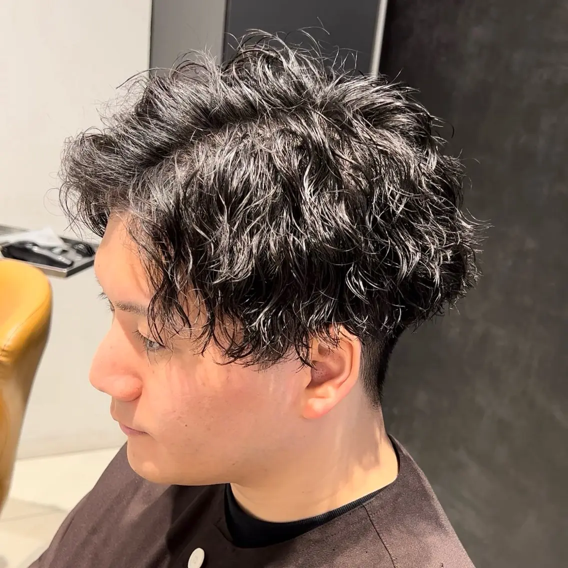 パーマ メンズ メンズパーマ ツイストスパイラルパーマ スパイラルパーマ カット パーマ メンズパーマは私一択 佐藤有紀のヘアスタイル