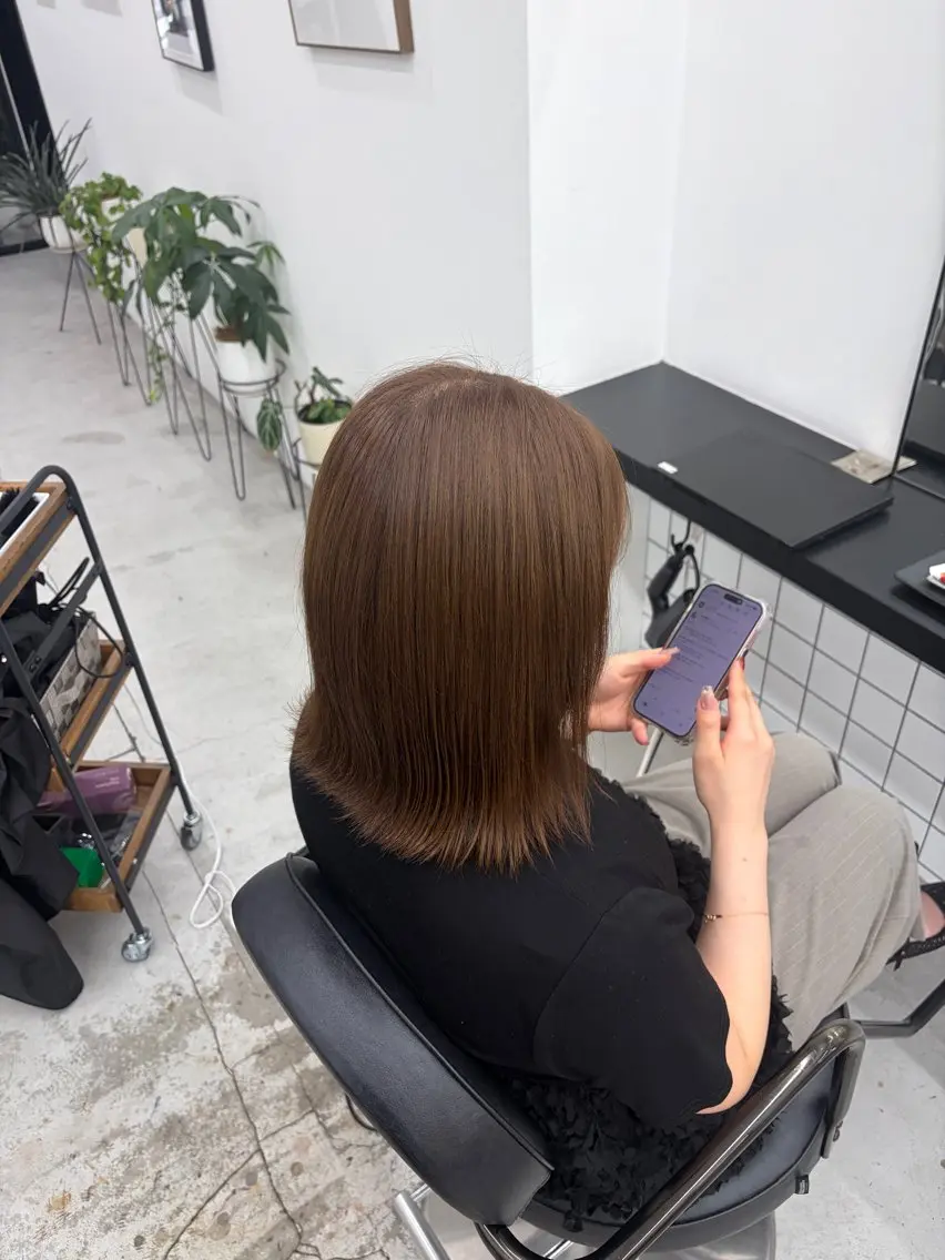 カラー 恋夢💫 JILLSTUDIOのヘアスタイル