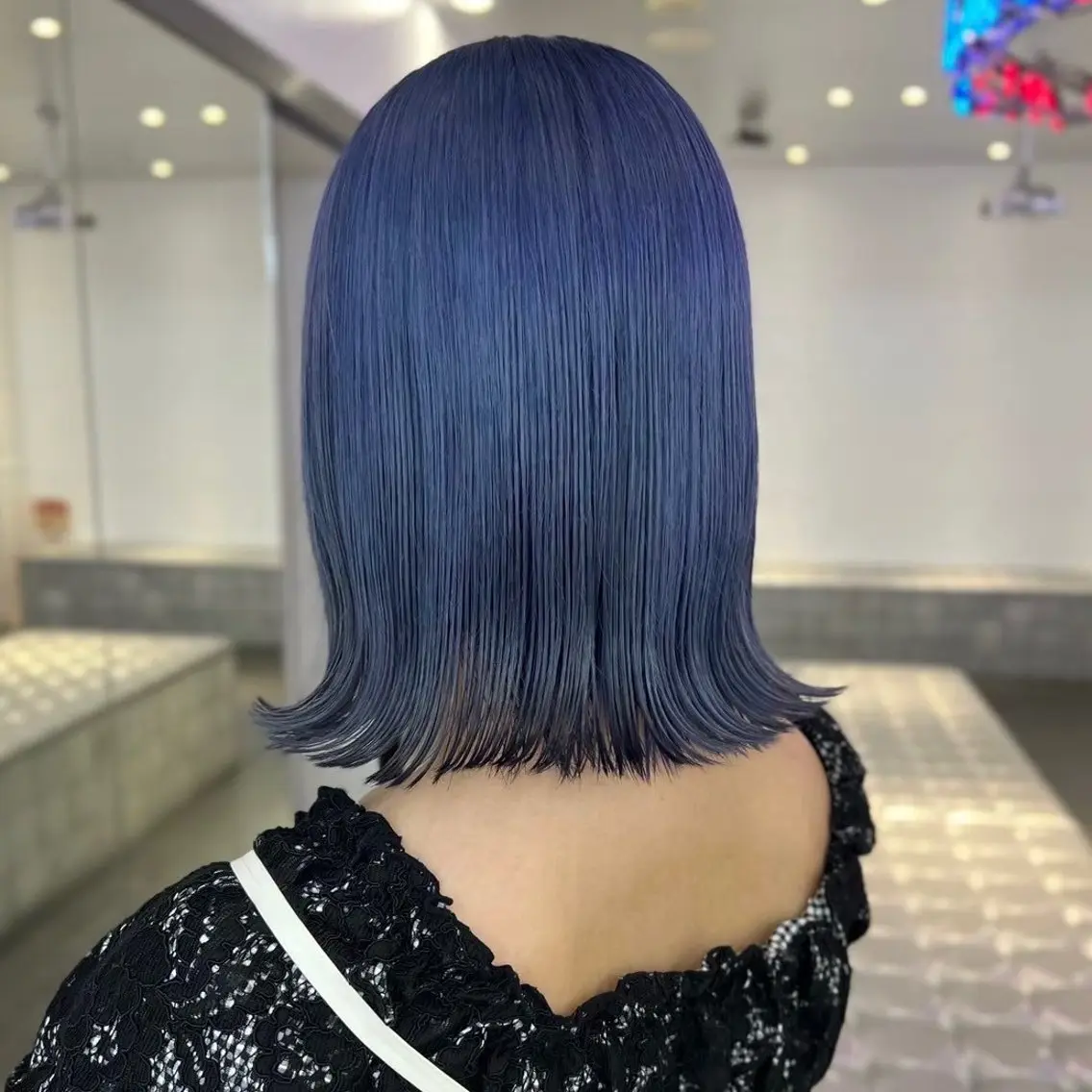 ミディアム カラー ヘアアレンジ ヘアカラー トリートメント 💟ケア×ハイトーン 💟/ミオのヘアスタイル