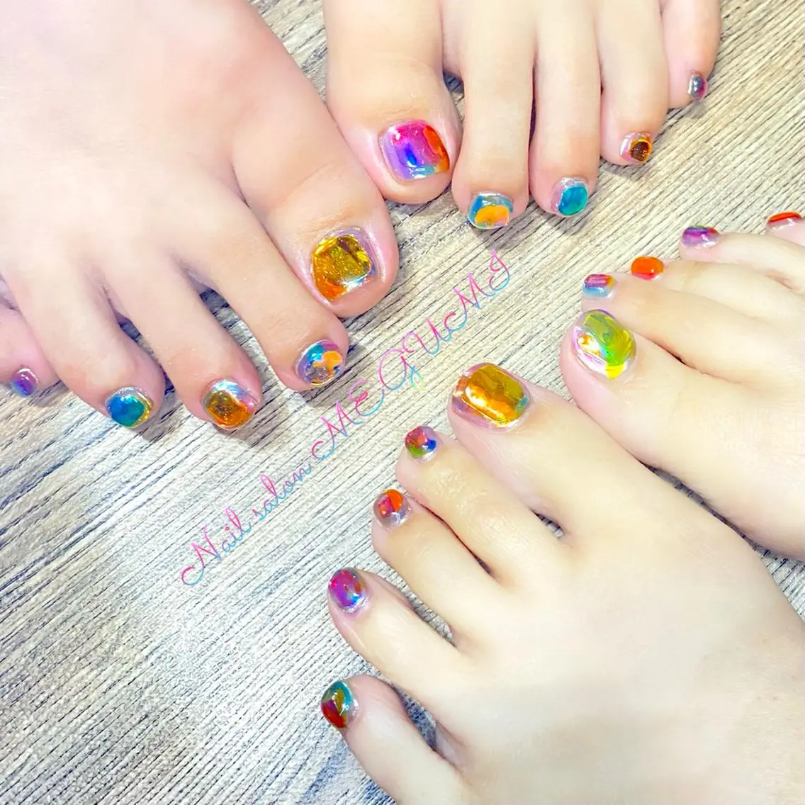 ネイル 氷ネイル・うるうるネイル Nail salon MEGUMIのネイルデザイン