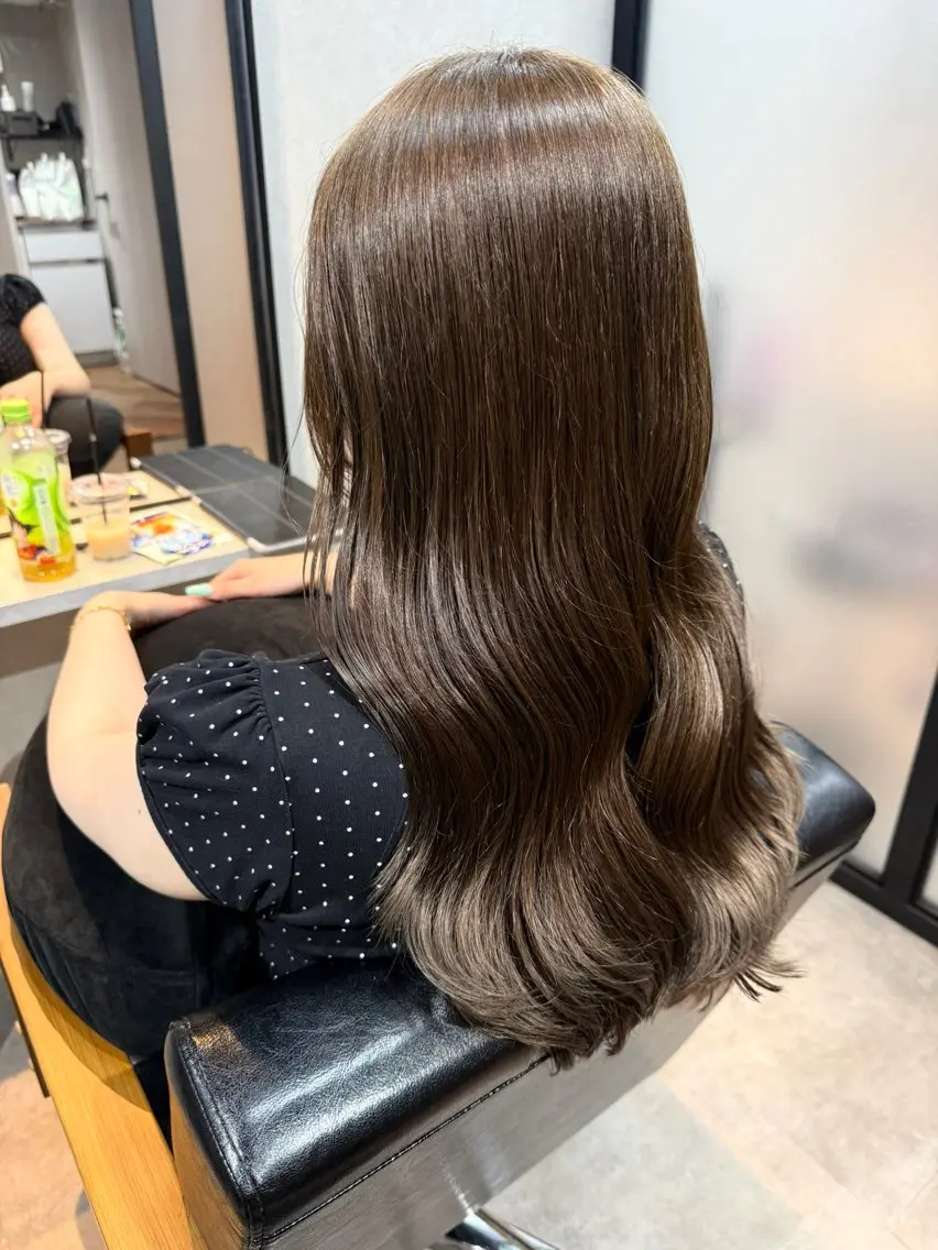 ロング カラー カット ヘアカラー トリートメント soi 💜AYAKOのヘアスタイル
