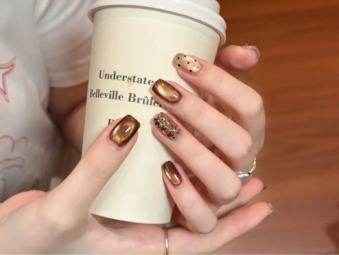 ネイル アートネイル オーロラネイル チークネイル フレンチネイル ガラスフレンチ ハンドネイル 🎀🎀YooLi Nail Salonのネイルデザイン